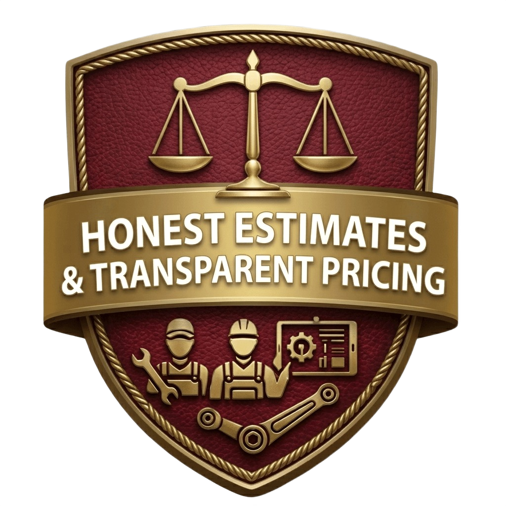 Honest Estimates & Transparent Pricing