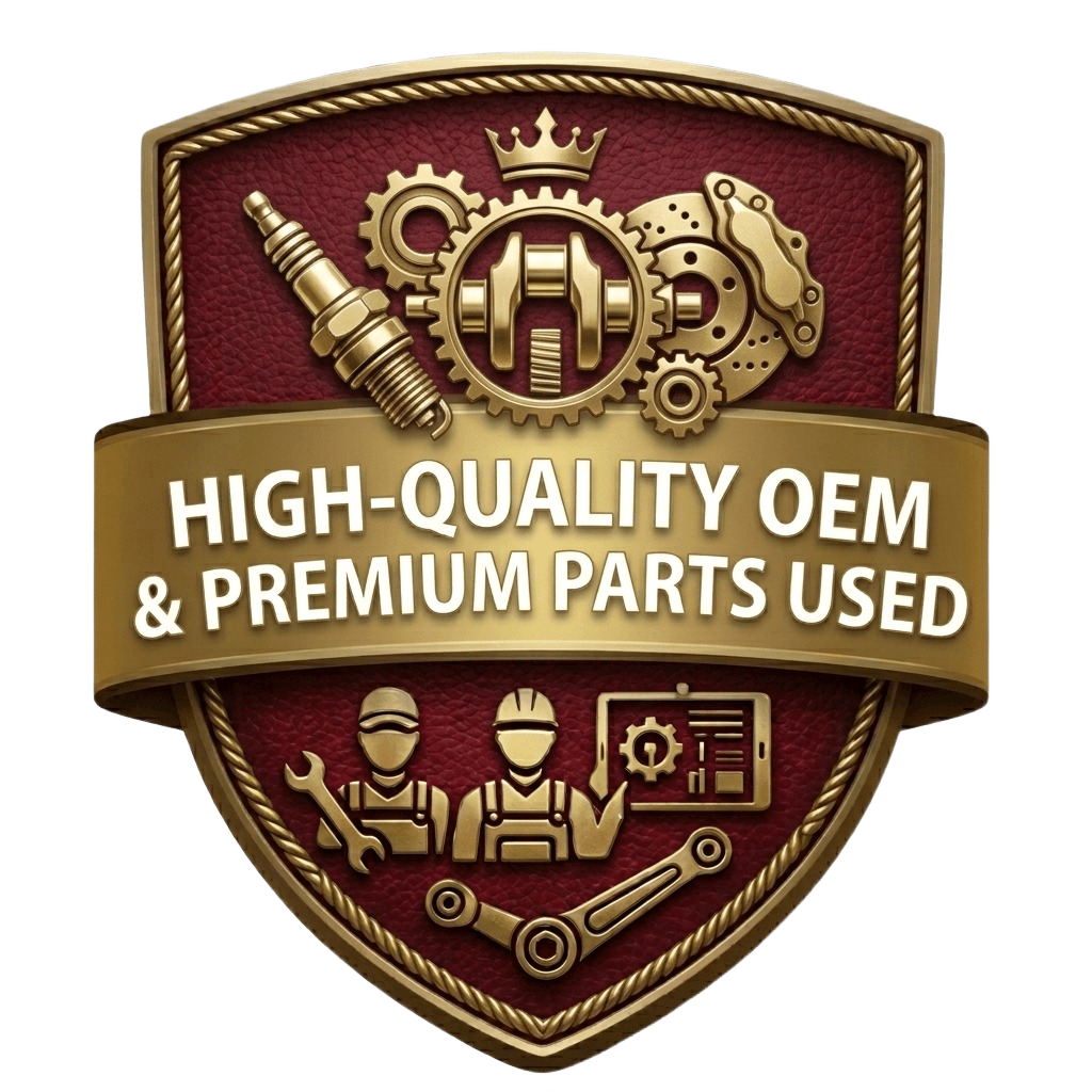 High-Quality OEM & Premium Parts Used