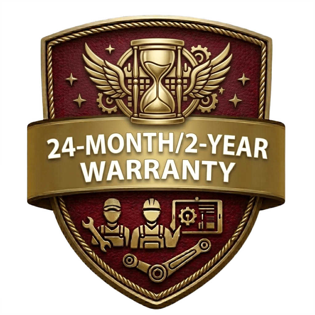 24-month/2-year warranty